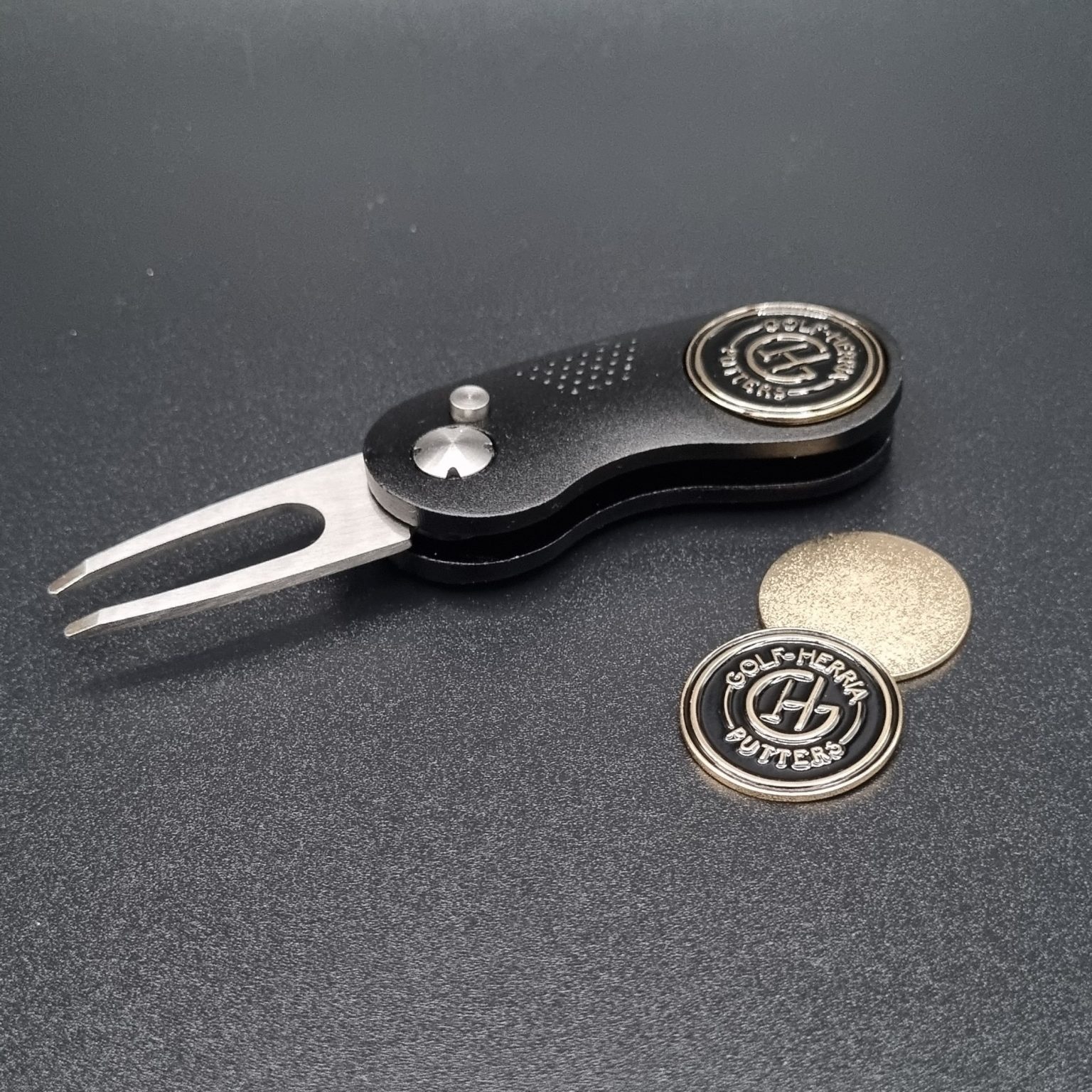 SURENHAP Outil Relève-Pitch Avec Porte-Cigare Outil Divot Avec Marqueur De Balle, Porte-cigare